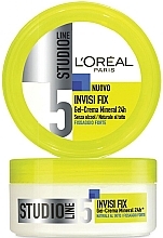 Fragrances, Perfumes, Cosmetics Modeling Hair Cream-Gel - L'Oreal Paris Studio Line Invisi Fix Mineral Gel Cream