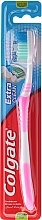 Toothbrush Medium Hard "Extra Clean", pink - Colgate Extra Clean Medium — photo N1