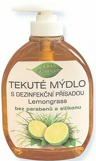Lemongrass & Lime Liquid Soap - Bione Cosmetics Lemongrass + Lime Liquid Soap — photo N4