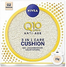 Fragrances, Perfumes, Cosmetics Foundation Cushion - Nivea Q10 Plus Anti-Aging Radiance BB Cushion