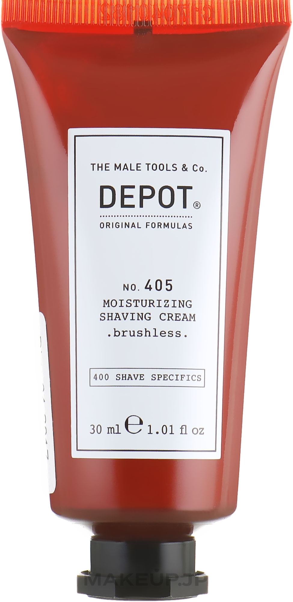 Moisturizing Shaving Cream - Depot Shave Specifics 405 Moisturizing Shaving Cream — photo 30 ml