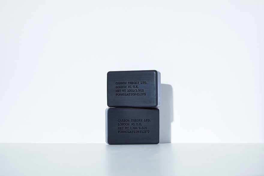 Cleansing Charcoal Soap for Problem Skin - Carbon Theory Facial Cleansing Bar — photo N3