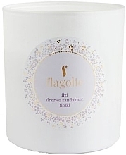 Fragrances, Perfumes, Cosmetics Fig, Sandalwood, Violet Scented Candle in Jar - Flagolie Soy Candle