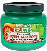 Fragrances, Perfumes, Cosmetics Hair Mask - Garnier Fructis Grow Strong Biotin Hair Bomb