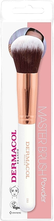 Powder Brush - Dermacol Master Brush Rose Gold D55 — photo N1