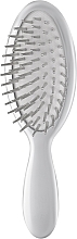 Fragrances, Perfumes, Cosmetics Pocket Hair Brush 14x5.5 cm, chrome - Janeke Chromium Hair Brush