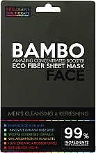 Refreshing Sea Salt & Bamboo Mask - Beauty Face Cleansing & Refreshing Compress Mask For Man — photo N1