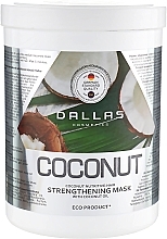 Coconut Oil Strengthening Hair Mask - Dalas Cosmetics Hair Mask — photo N3