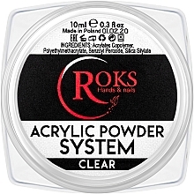 Akrylowy proszek do paznokci - ROKS Nail Sculpting Powder Clear — photo N7