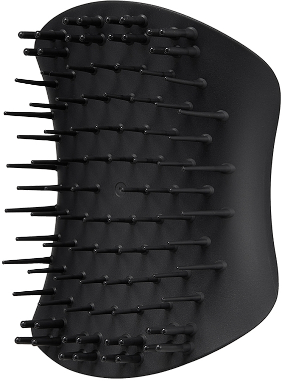 Massage Hair Brush - Tangle Teezer The Scalp Exfoliator & Massager Onyx Black — photo N11