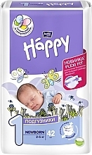 Fragrances, Perfumes, Cosmetics Baby Diapers 2-5 kg, size 1, 42 pcs - Bella Baby Happy