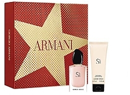 Fragrances, Perfumes, Cosmetics Giorgio Armani Si Fiori - Set (edp/30ml + b/lot/75ml)