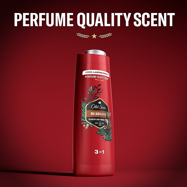 Shampoo-Shower Gel 2in1 - Old Spice Bearglove Shower Gel + Shampoo 2-in-1 — photo N5