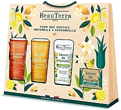 Set - BeauTerra Bath Gift Sets (sh/gel/100ml+sh/oil/100ml+soap/100ml+soap/100g) — photo N1