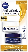 Fragrances, Perfumes, Cosmetics Set - Nivea Anti-Wrinkle+Revitalizing 55+ (d/cr/50ml + n/cr/50ml)