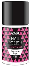 Acetone-Free Nail Polish Remover - Quiz Cosmetics Acetone Free Nail Polish Remover With Aloe Extract — photo N2