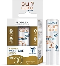 Sunscreen Lip Balm - Floslek Sun Care Derma Basic Moisture Lipstick SPF 30 — photo N1