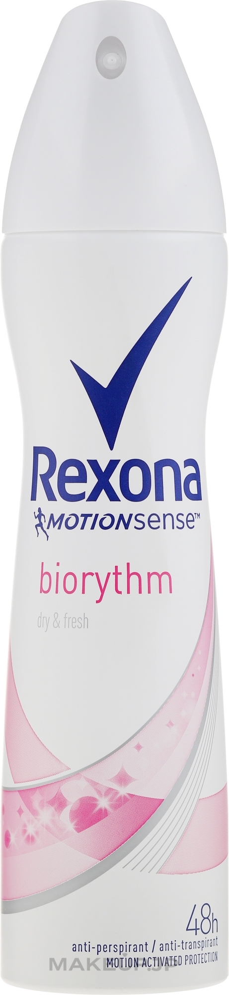 Deodorant Spray "Biorhythm" - Rexona Biorythm Deodorant Spray — photo 200 ml