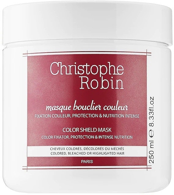 Mask for Coloured & Highlighted Hair - Christophe Robin Color Shield Mask With Camu-Camu Berries — photo N5