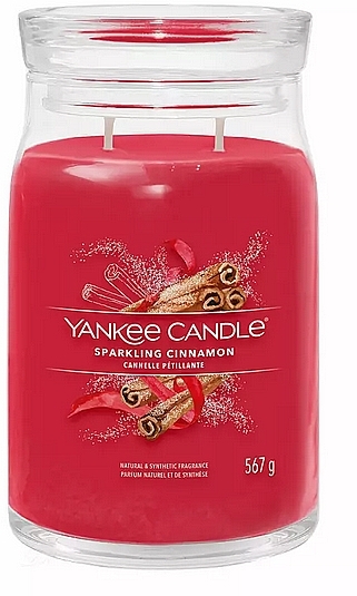 Scented Candle - Yankee Candle Sparkling Cinnamon Scented Candle — photo N1