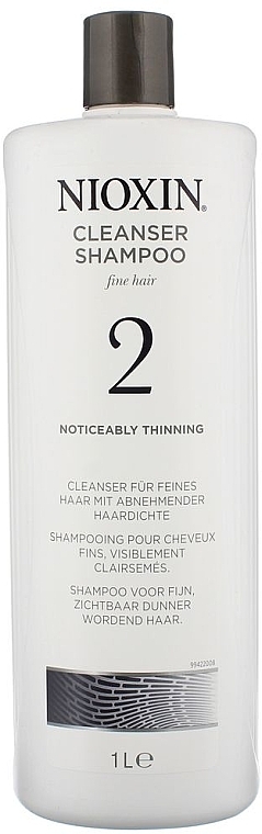 Cleansing Shampoo - Nioxin Thinning Hair System 2 Cleanser Shampoo — photo N3