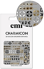 GIFT! Nail Stickers - Emi Charmicon 3D Silikon Stickers — photo N1