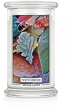 Fragrances, Perfumes, Cosmetics Scented Candle in Glass - Kringle Candle Novemberrr