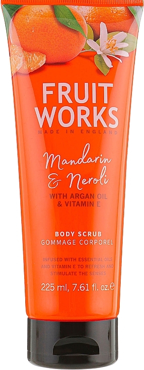 Mandarin & Neroli Body Scrub - Grace Cole Fruit Works Body Scrub Mandarin & Neroli — photo N1