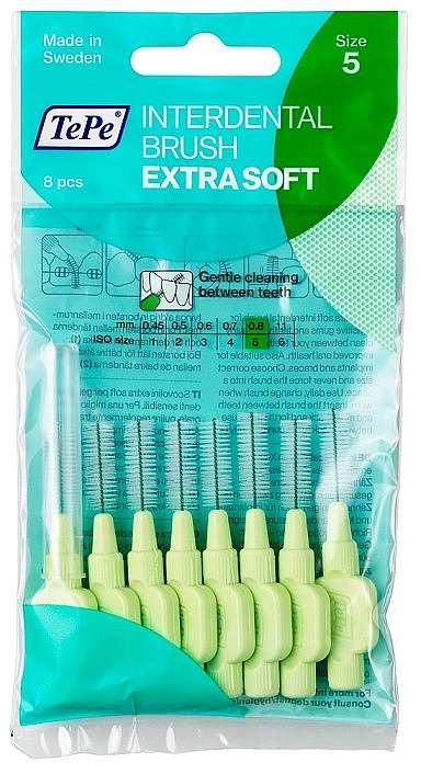 Interdental Brush - TePe Interdental Brush Extra Soft 0.8mm — photo N3