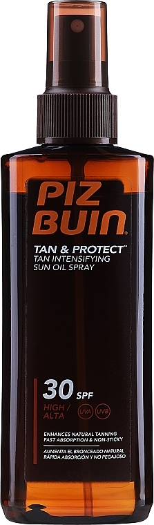 Body Spray - Piz Buin Tan&Protect Oil Spray Spf30 — photo N1