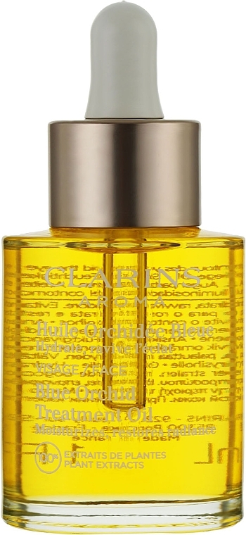 Face Oil for Dehydrated Skin - Clarins Blue Orchid Face Treatment Oil — photo N1