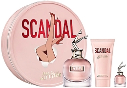 Fragrances, Perfumes, Cosmetics Jean Paul Gaultier Scandal - Set (edp/80ml + edp/mini/6ml + b/lot/75ml)