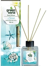 Fragrances, Perfumes, Cosmetics Ocean Fragrance Diffuser - Green World Reed Diffuser