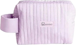 Cosmetic Bag 17x18x6.5 cm, lilac - Idc Institute Handle Travel Bag — photo N1