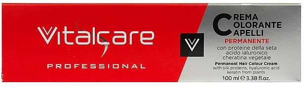 Permanent Hair Color - Vitalcare Permanent Hair Colour Cream With Silk Proteins — photo N1