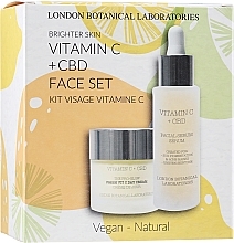 Fragrances, Perfumes, Cosmetics Set - London Botanical Laboratories Vitamin C+CBD Face Set (cr/50ml + serum/30ml)