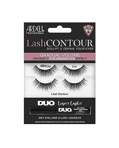 False Lashes - Ardell New Lash Contour #372 Dramatic Eye Enhancing Trendy — photo N4