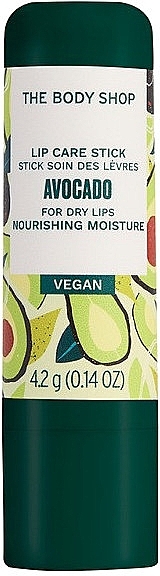 Nourishing & Moisturising Lip Balm 'Avocado' - The Body Shop Avocado Lip Care Stick — photo N3
