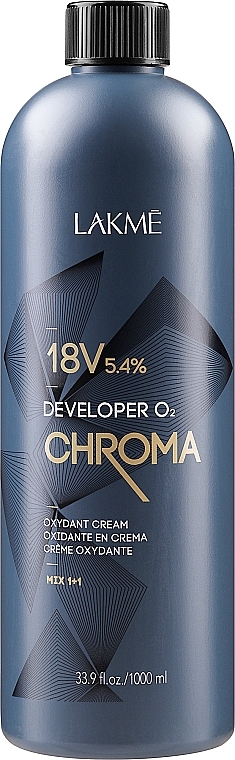 Cream Developer - Lakme Chroma Developer 02 18V (5,4%) — photo N10
