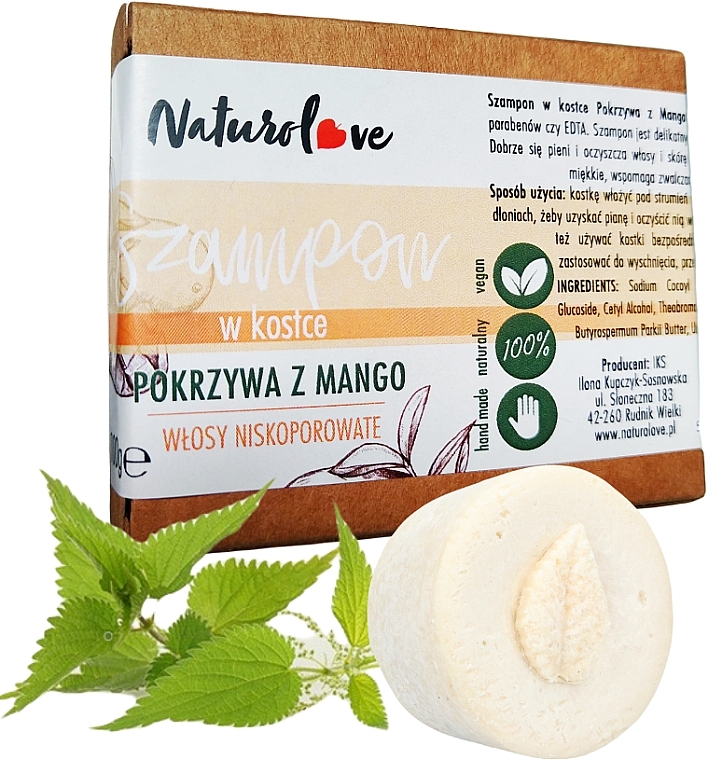 Nettle & Mango Dry Hair Shampoo - Naturolove Shampoo — photo N2