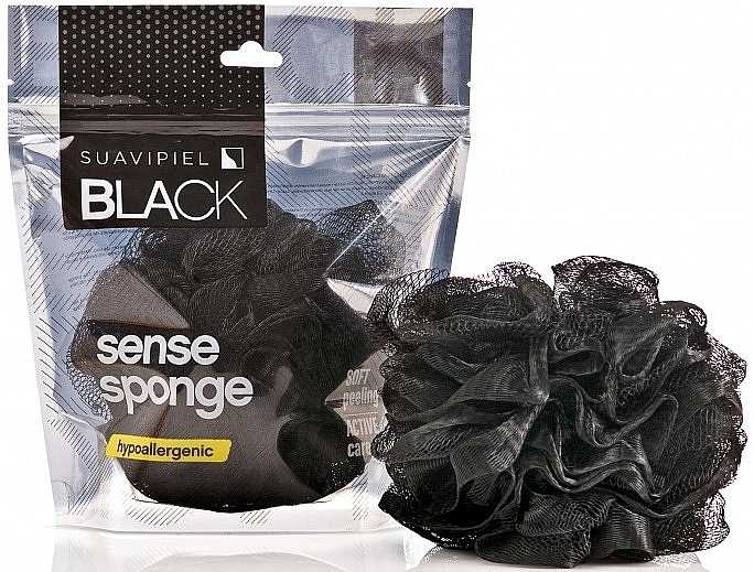 Bath Sponge - Suavipiel Black Men Sense Sponge — photo N1