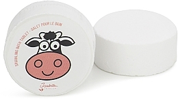 Fragrances, Perfumes, Cosmetics Effervescent Bath Tablet 'Cow-Coconut' - Isabelle Laurier Sparkling Bath Tablet