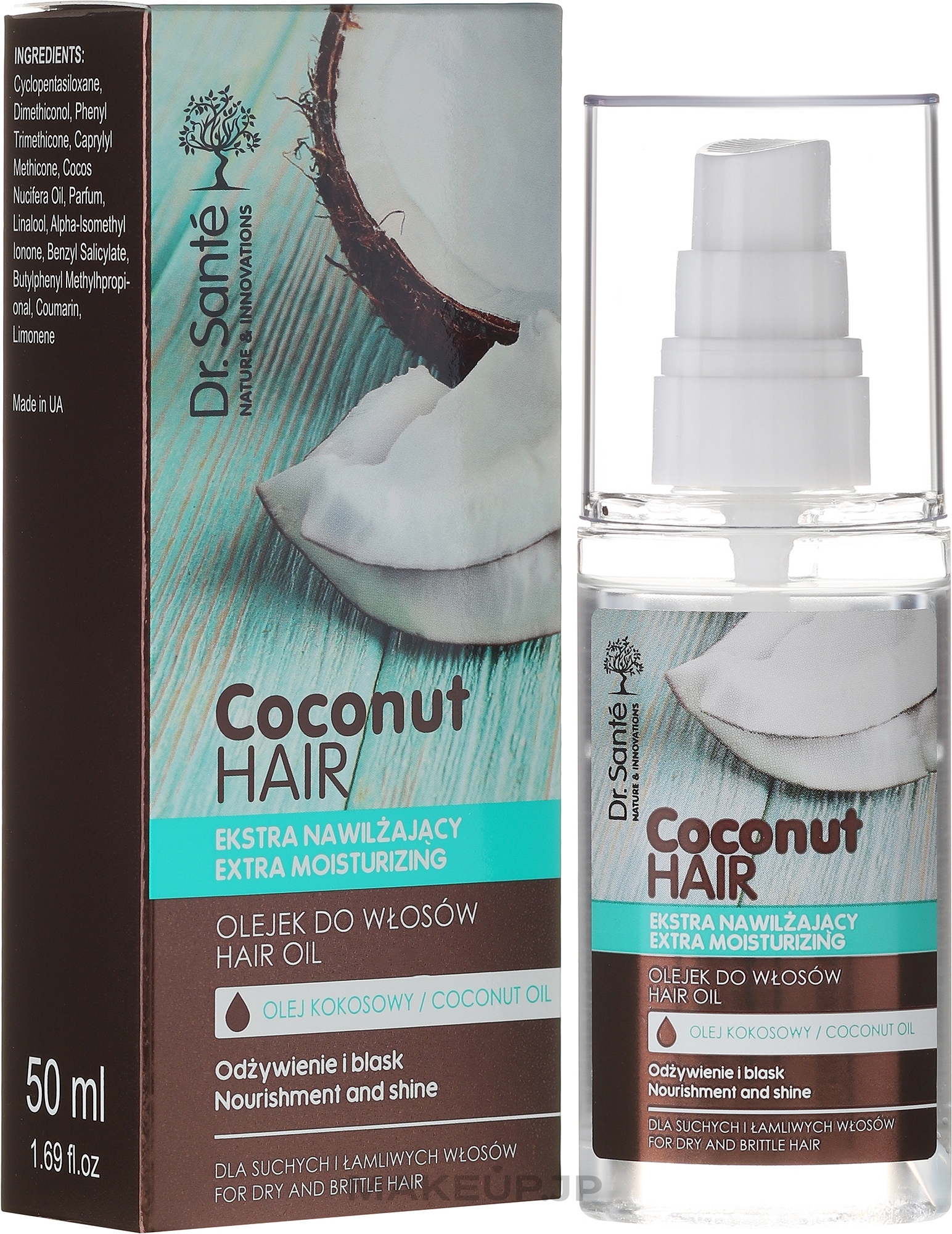 Hair Oil "Nourishing & Shine" - Dr. Sante Coconut Hair — photo 50 ml