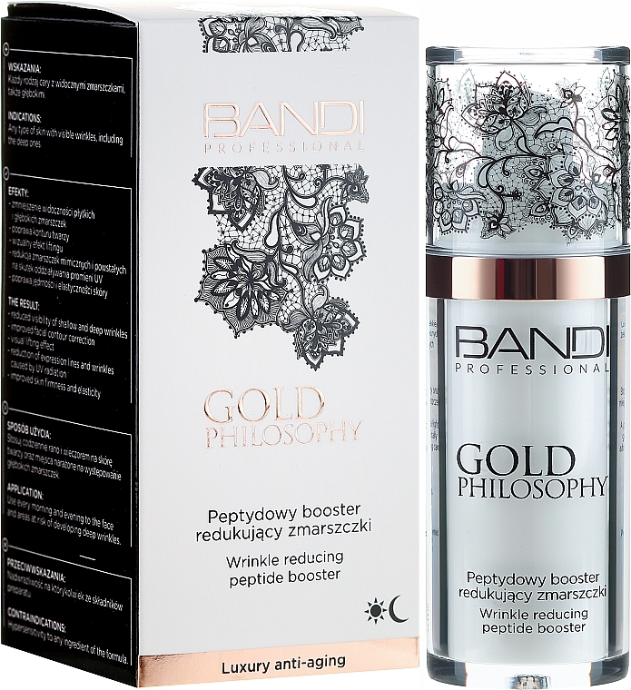 Anti-Wrinkle Peptide Booster - Bandi Professional Gold Philosophy Wrinkle Reducing Peptide Booster — photo N1