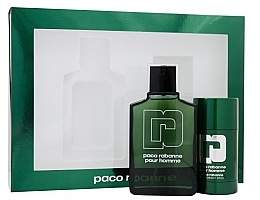 Fragrances, Perfumes, Cosmetics Paco Rabanne Pour Homme - Set (edt/100ml + deo/stick/75ml)