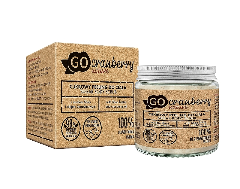 Shea Butter and Cranberry Oil Sugar Body Scrub - GoCranberry  — photo N1