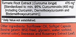 Curcumin Dietary Supplement, 60pcs - Now Foods Curcumin — photo N28