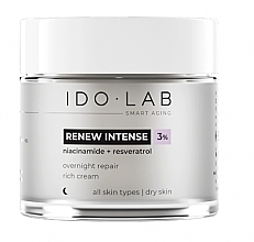 Fragrances, Perfumes, Cosmetics Anti-Wrinkle Vitalizing Night Cream - Idolab Renew Intense Revitalizing Anti-Wrinkle Night Cream Refill