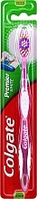 Toothbrush "Premier" Medium #1, pink - Colgate Premier Medium Toothbrush — photo N1