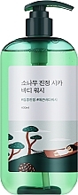 Fragrances, Perfumes, Cosmetics Soothing Shower Gel with Pine & Centella Extracts - Round Lab Pine Cica Calming Body Wash